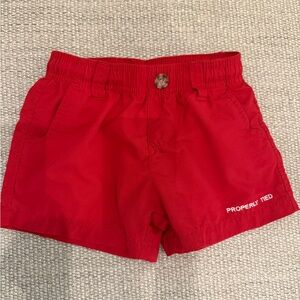 Properly Ted Red Kids Casual Shorts